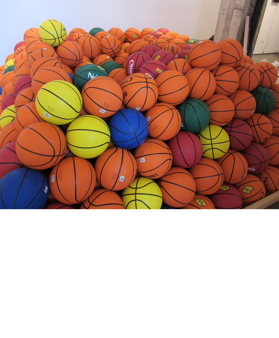 Basketballs for David Huffman's Pyramid 1