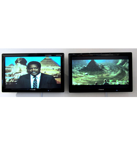 Pyramid Dreams video still by artist David Huffman