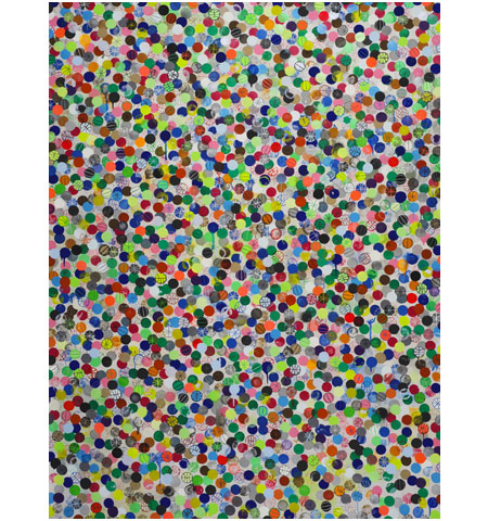 David Huffman painting titled Faciazzle