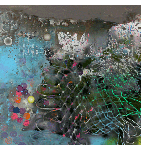 David Huffman painting titled Baby Girl