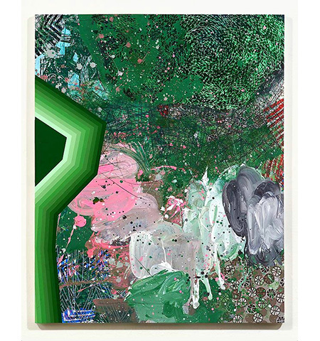 David Huffman painting titled Out of Sight