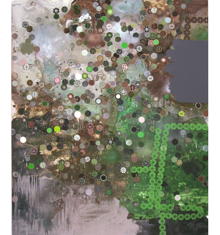 David Huffman painting titled Planet of the Apes